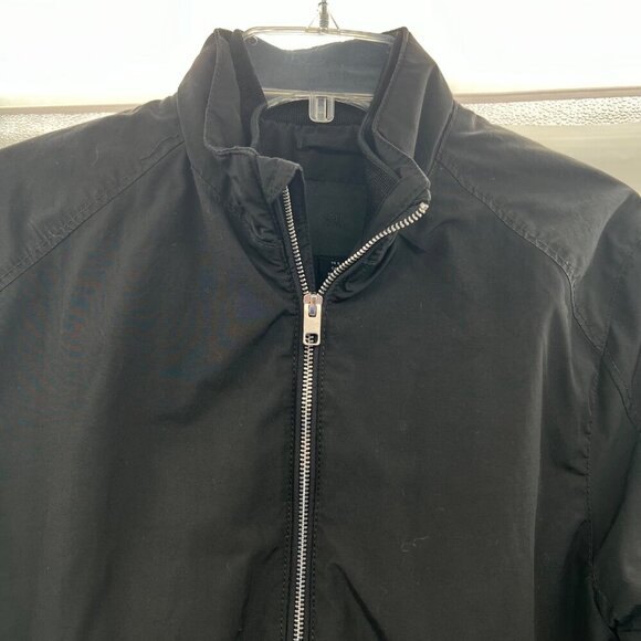 H&M Women's Full Zip Jacket Collared Zip Pockets Black Size Small - Picture 5 of 9